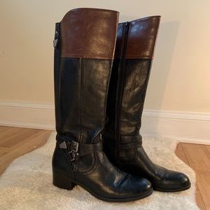 Unisa Two-Tone Riding Boots